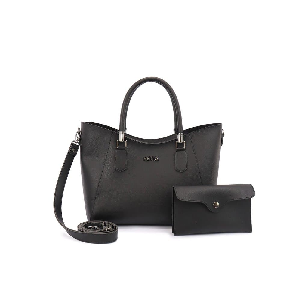 Bolsa Feminina Média Estela com Necessaire e Alça Regulável