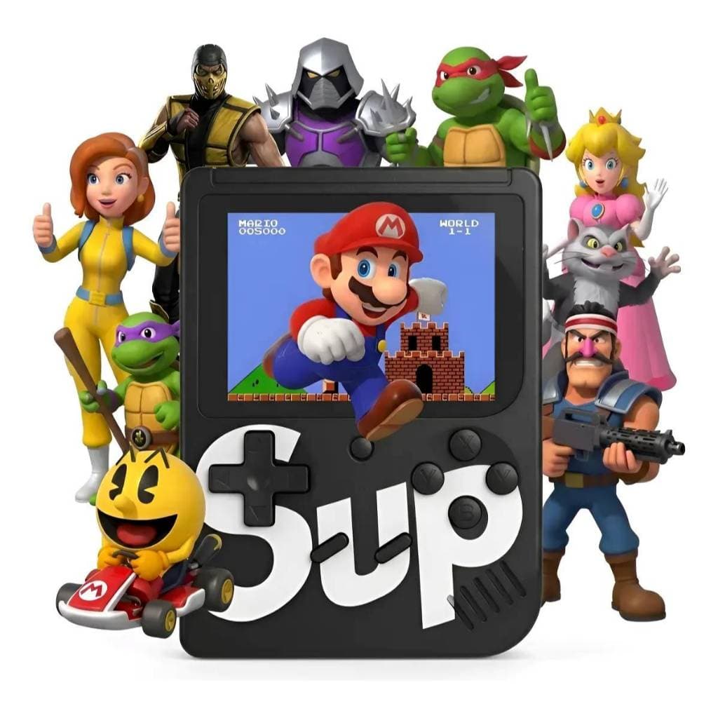 Mini Game Portátil Sup Game Box Plus 400 Jogos  Preto