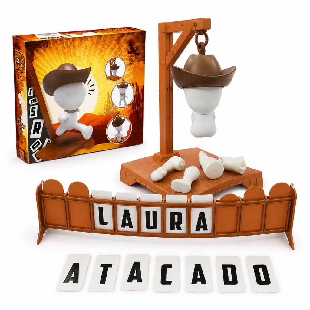 Jogo da Forca Educativo Infantil Cowboy Interativo