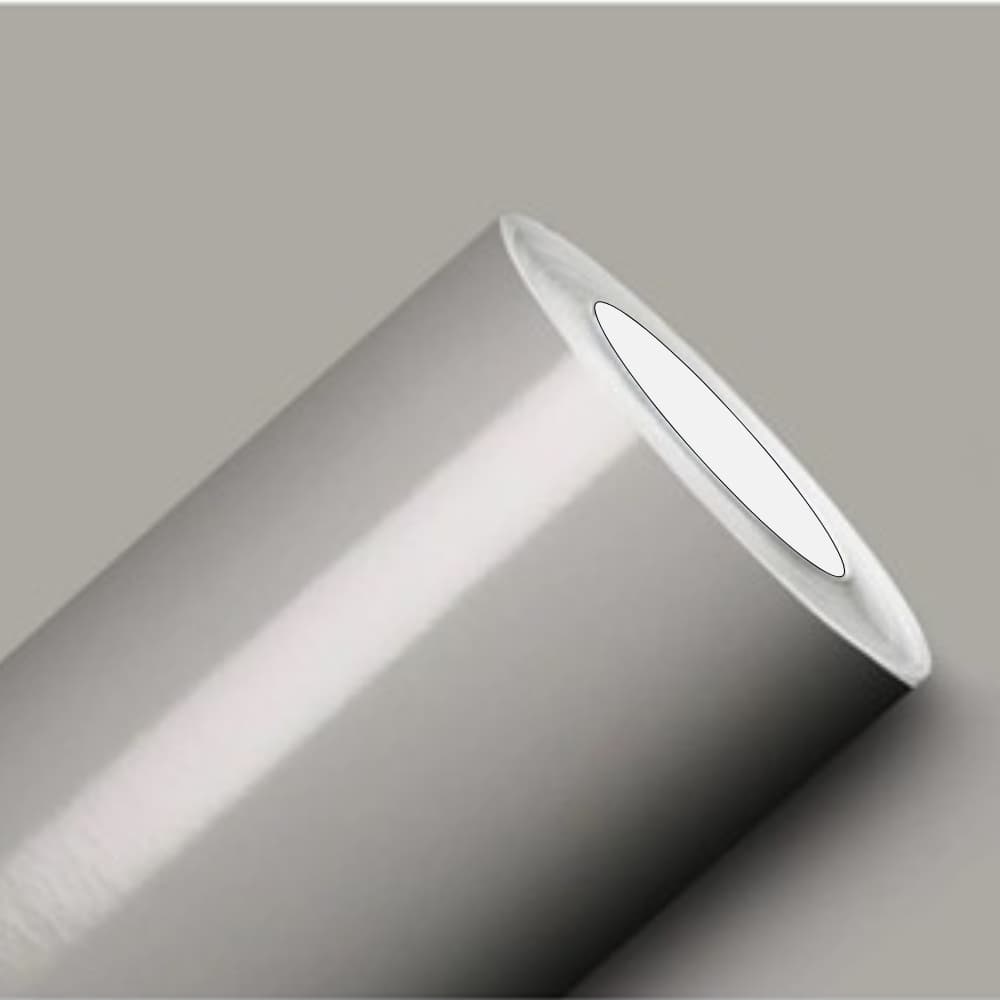 Vinil Adesivo 10m x 50cm Cinza Claro A Prova D'água Para Envelopamento de Geladeira Móveis