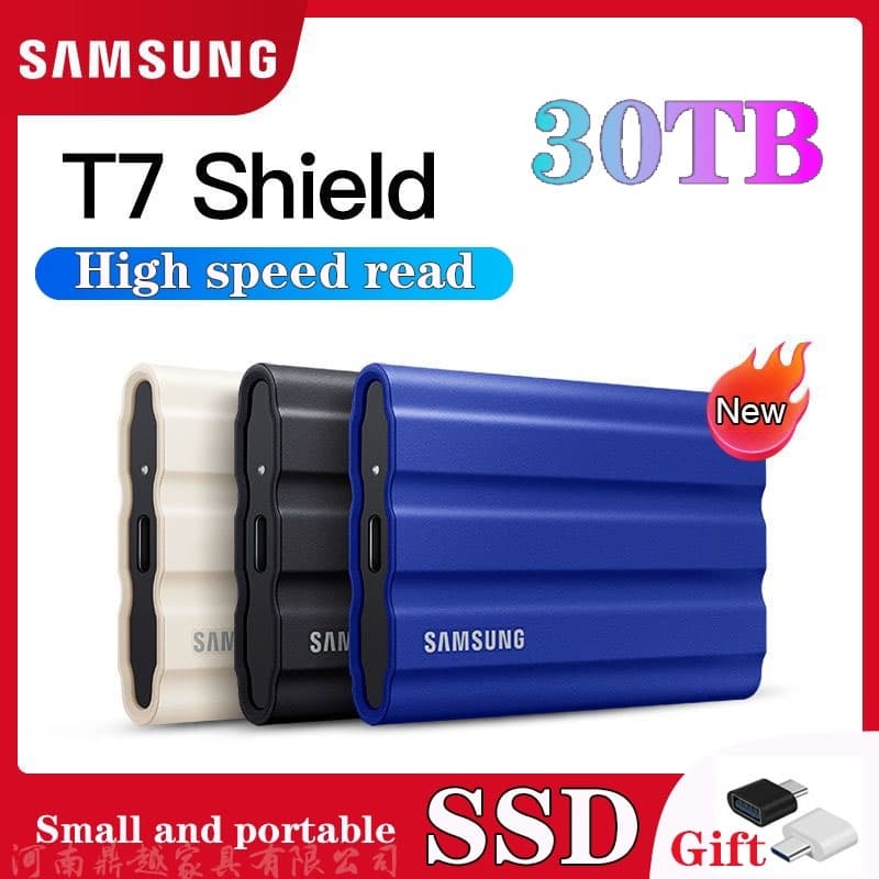 Disco rígido externo SSD 1TB 2TB Samsung T7 4TB 8TB Portátil disco rígido 16TB 30TB Disco Rígido Externo De Alta Velocid