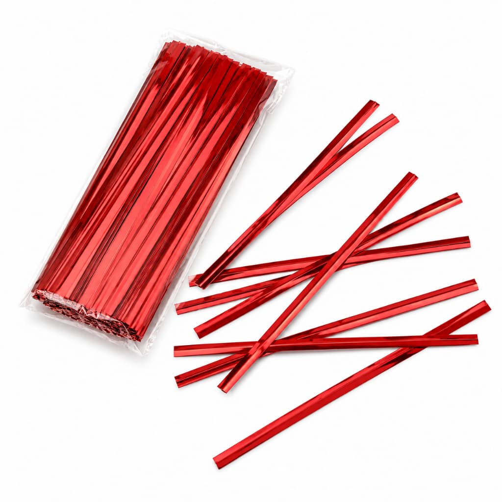 Kit 520 Amarrilho 10cm Arame Plastificado para Lembrancinha Natal Festa Infantil  Doce Suspiro DIY