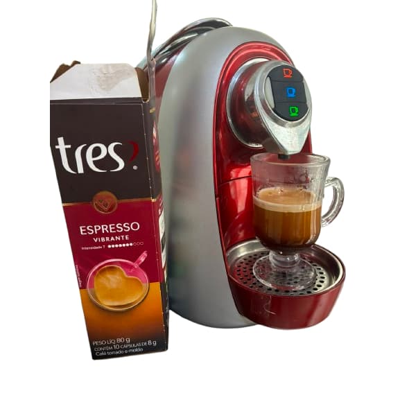 Cafeteira Três Corações para cápsulas (usada)