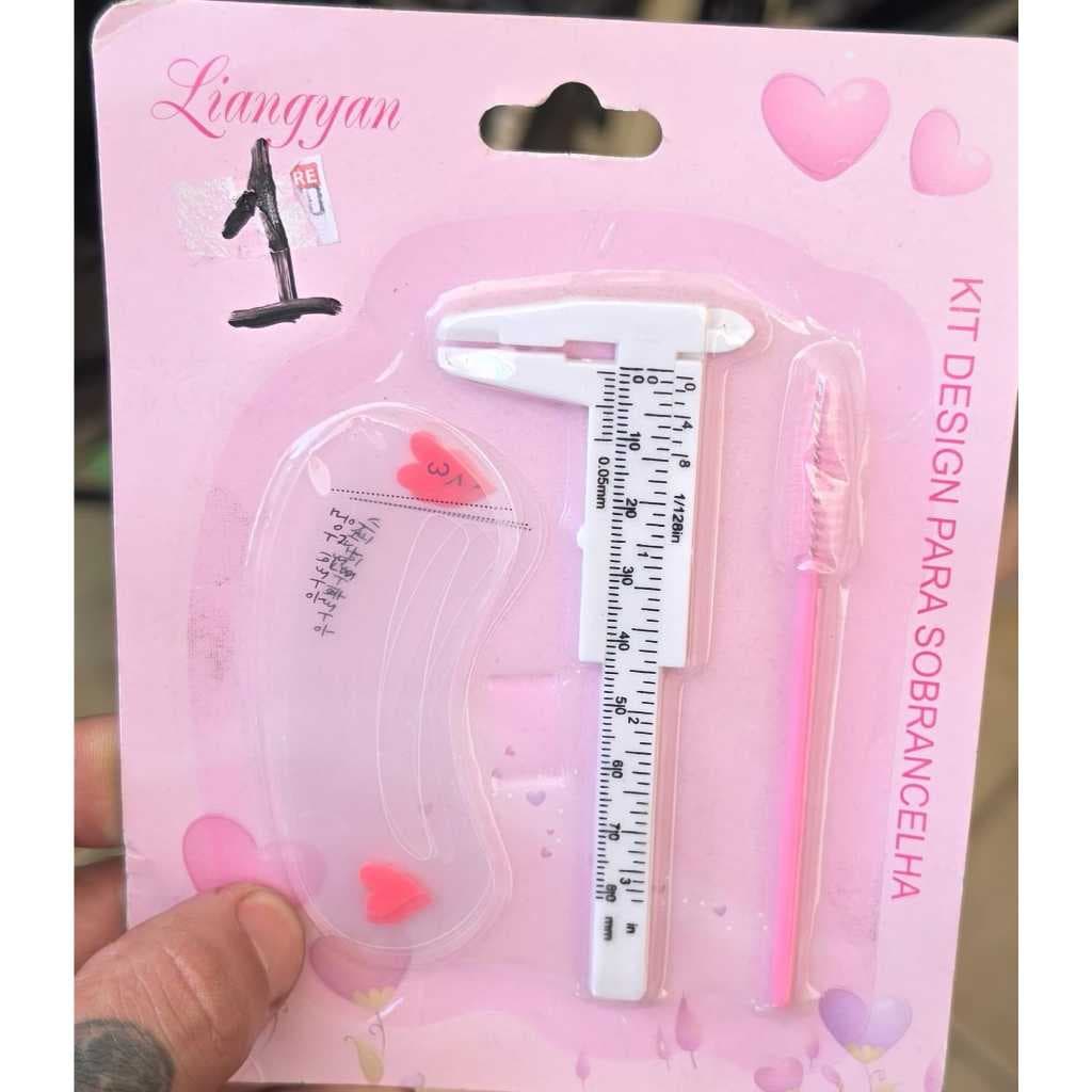 Paquímetro para Design de Sobrancelhas Kit Completo
