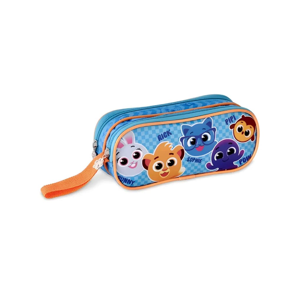 Estojo Duplo Bolofofos Escolar Infantil Oficial