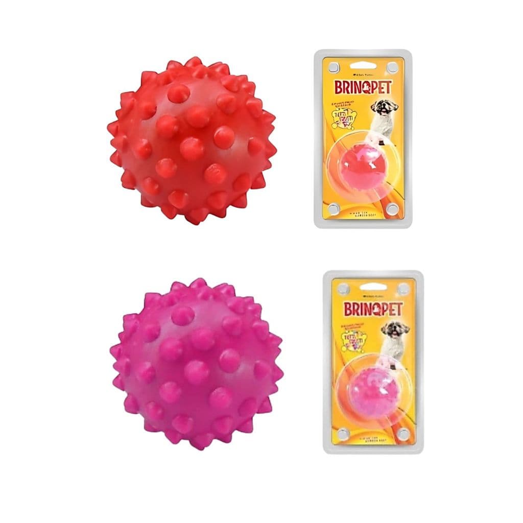 Brinquedo Pet Bola Maciça Pet Aroma Cravo 75mm Escolha a Cor Brinqpet