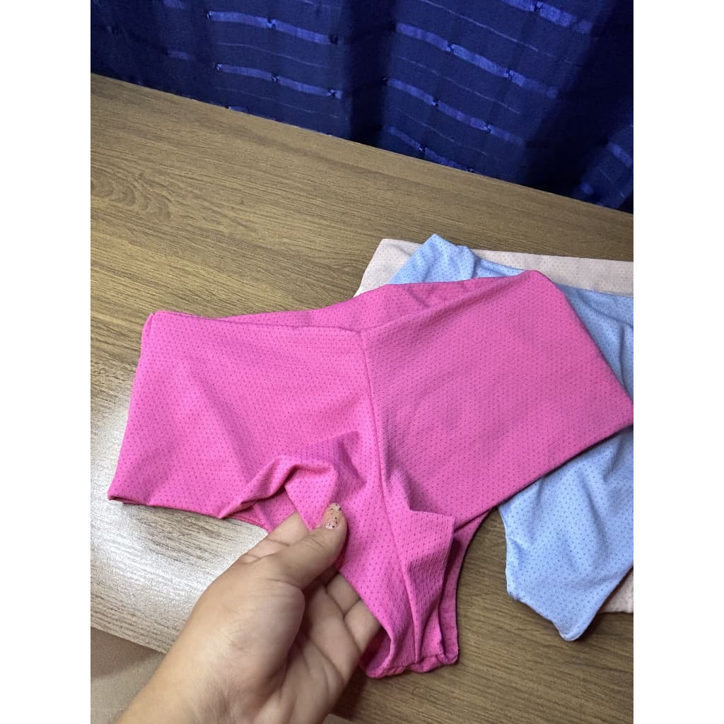 Kit Calcinha Fio Dental Poliamida Texturizada cos alto sem costura duplo queridinha das clientes