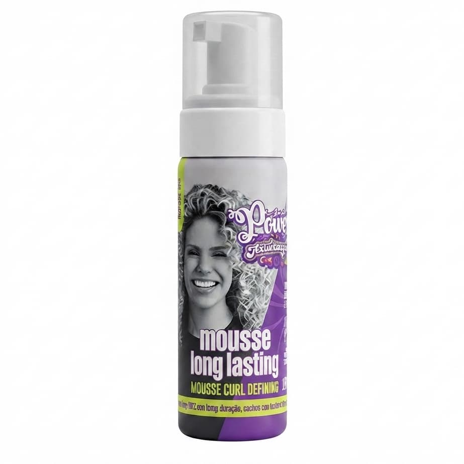 Mousse Modelador De Cachos Soul Power Texturizações Long Lasting 180ml
