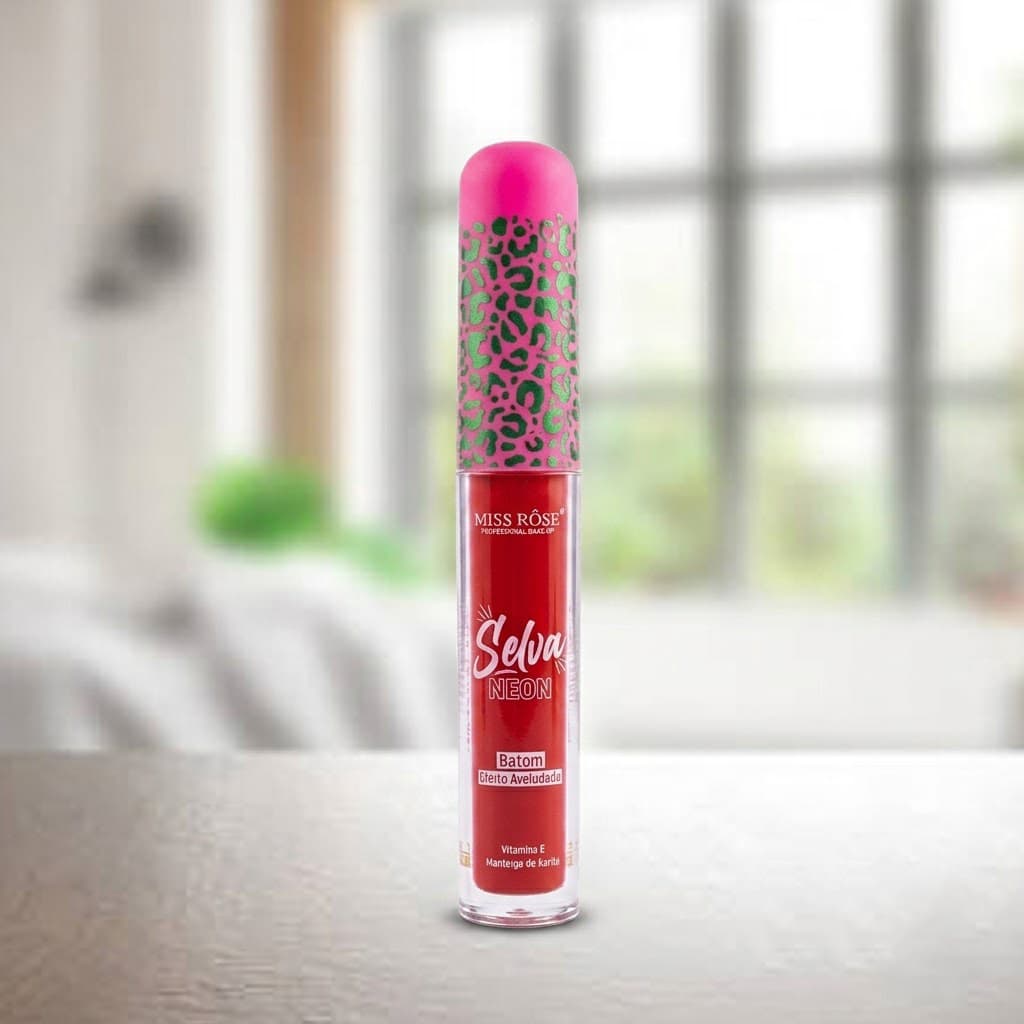 BATON SELVA NEON - LINHA MISS ROSE PROFISSIONAL EFEITO AVELUDADO 04 TIGRE GLAMOROSO