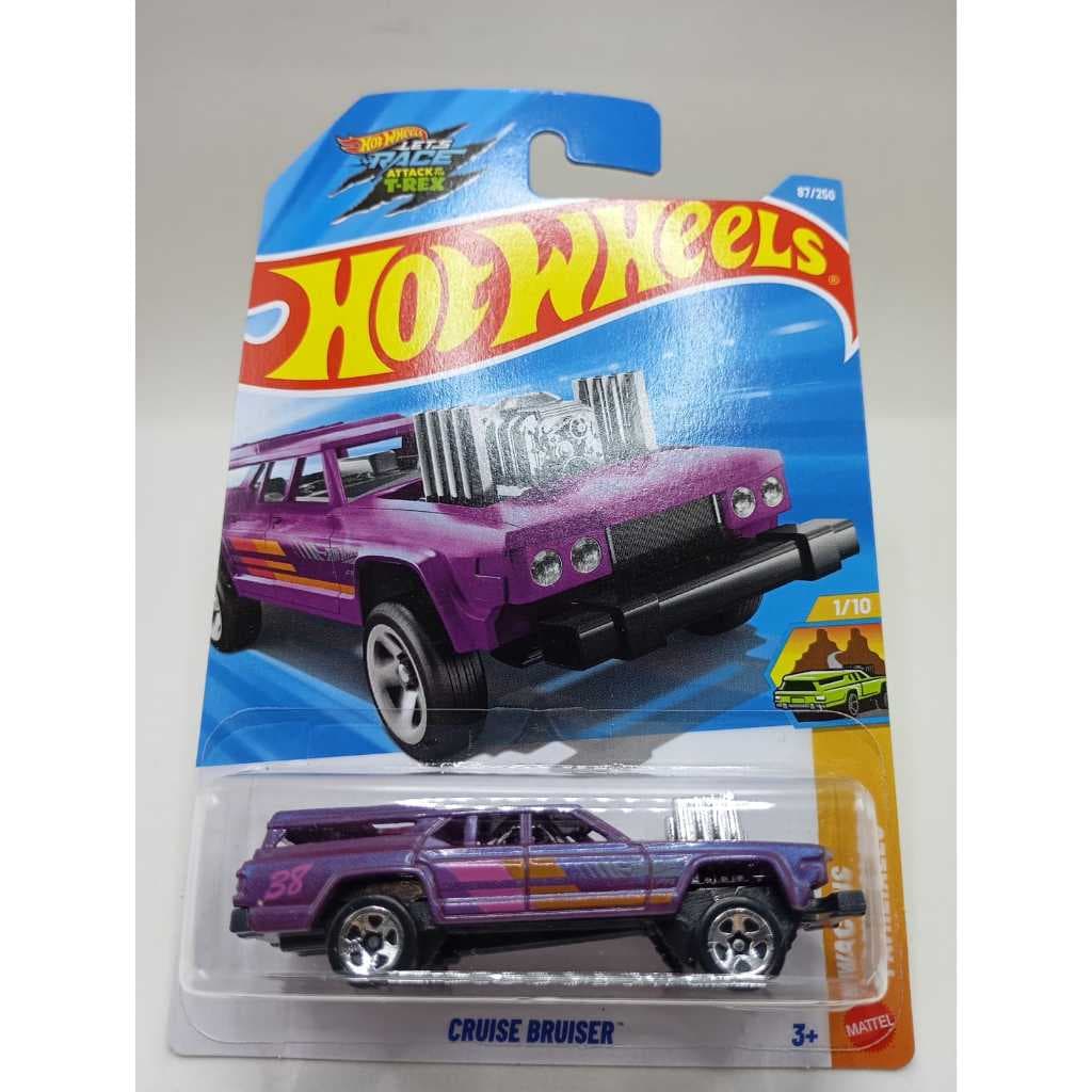 Carrinho Miniatura Hot Wheels Cruise Bruiser Jjl33 Violeta-escuro