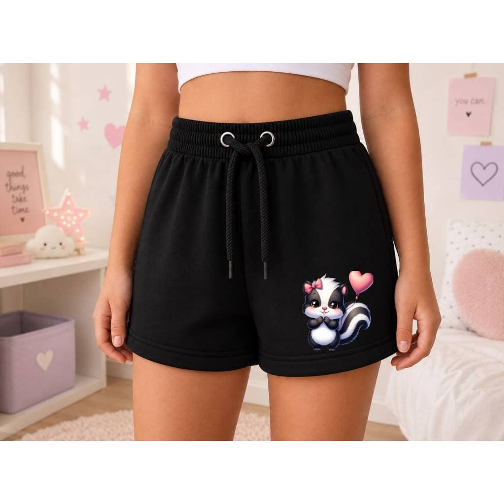 Short Infantil Feminino com uma Gambazinha fofa  Decorativa | Modelo Casual, Confortável e Perfeito para Looks Delicados