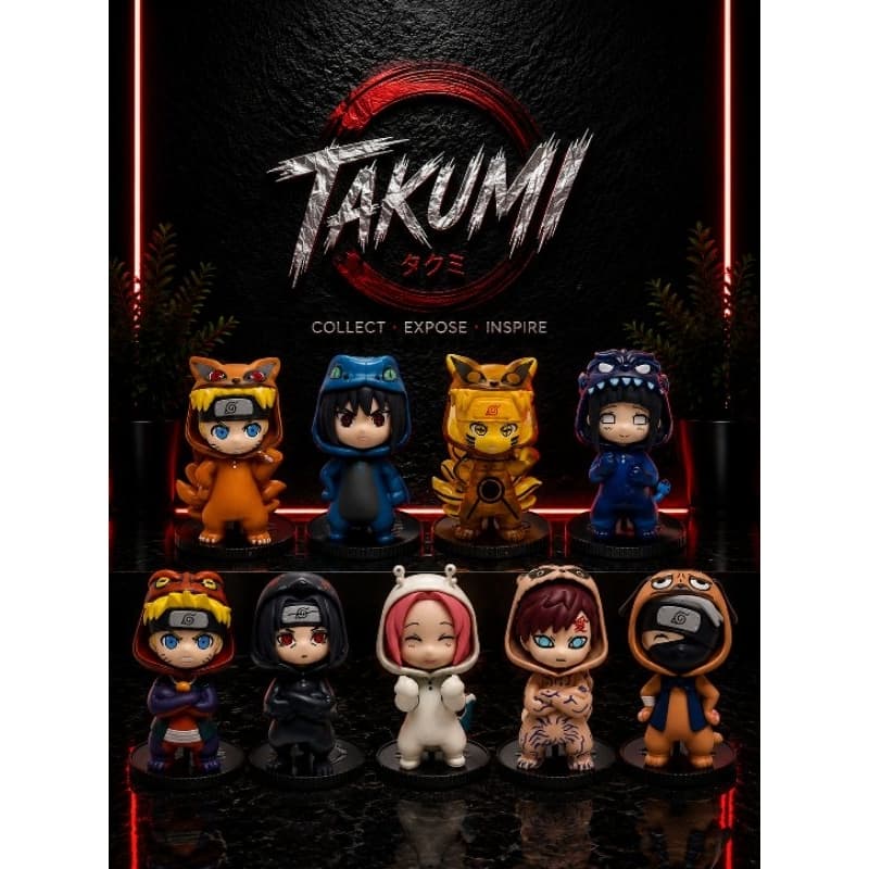 Figura Naruto 8cm – Action Figure Naruto Shippuden Colecionável