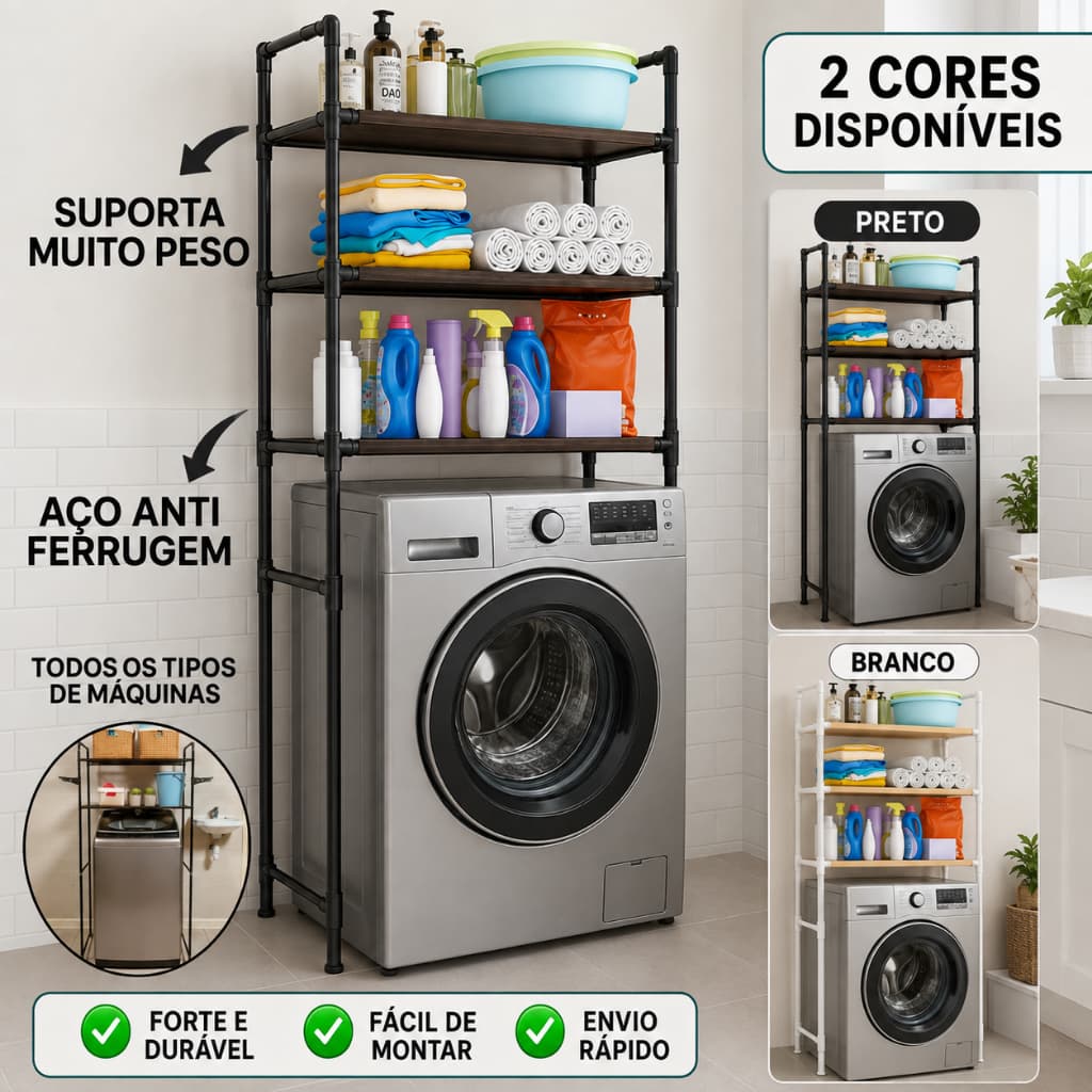 3 camadas Rack Banheiro inoxidável  Estante Prateleira sobre vaso  Com Suporte Armazenamento