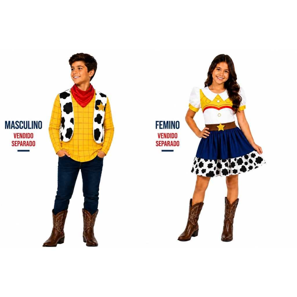 fantasia country camisa com colete masculino e conjunto feminino