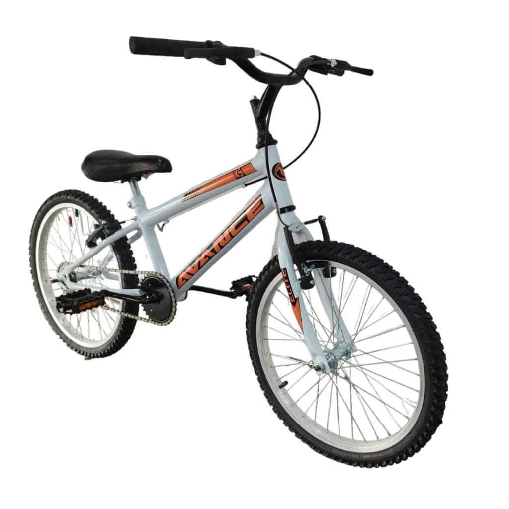 Bicicleta Bike Infantil Aro 20 Avance SX Freios V-brake Branco