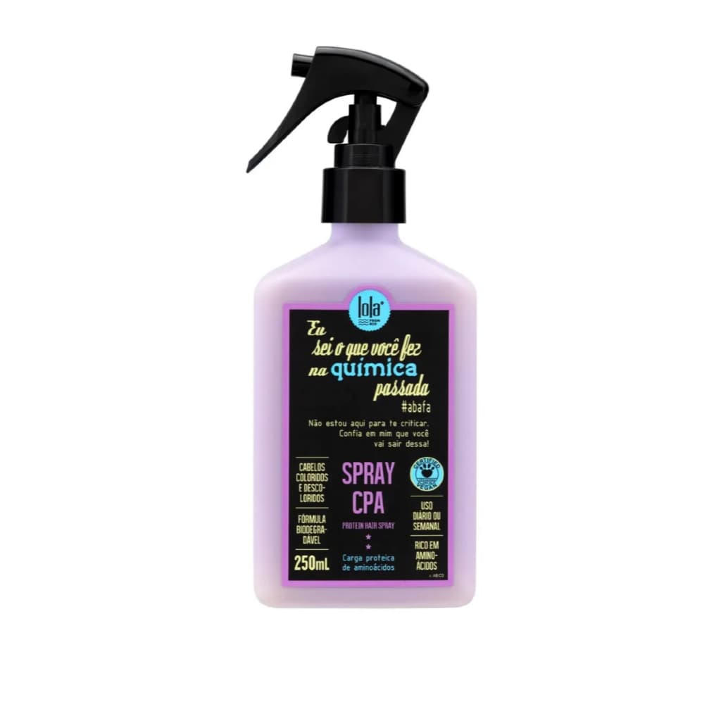 Spray de Tratamento Lola Cosmetics 250ml - Recuperação de Cabelos e Proteção da Cor