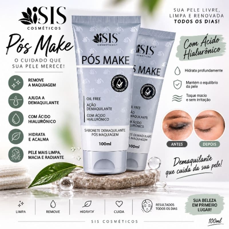 SABONETE PÓS MAKE – ISIS MAKEUP | LIMPEZA E CUIDADO COM A PELE