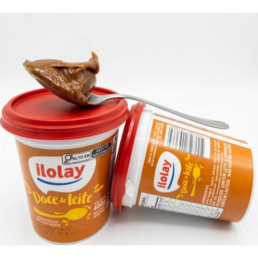 Doce De Leite Cremoso Pastoso Ilolay Argentino 400g - 2 Unidades