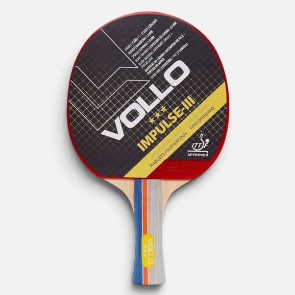 Raquete de Tênis de Mesa Ping Pong Impulse III Vollo Aprovada ITTF