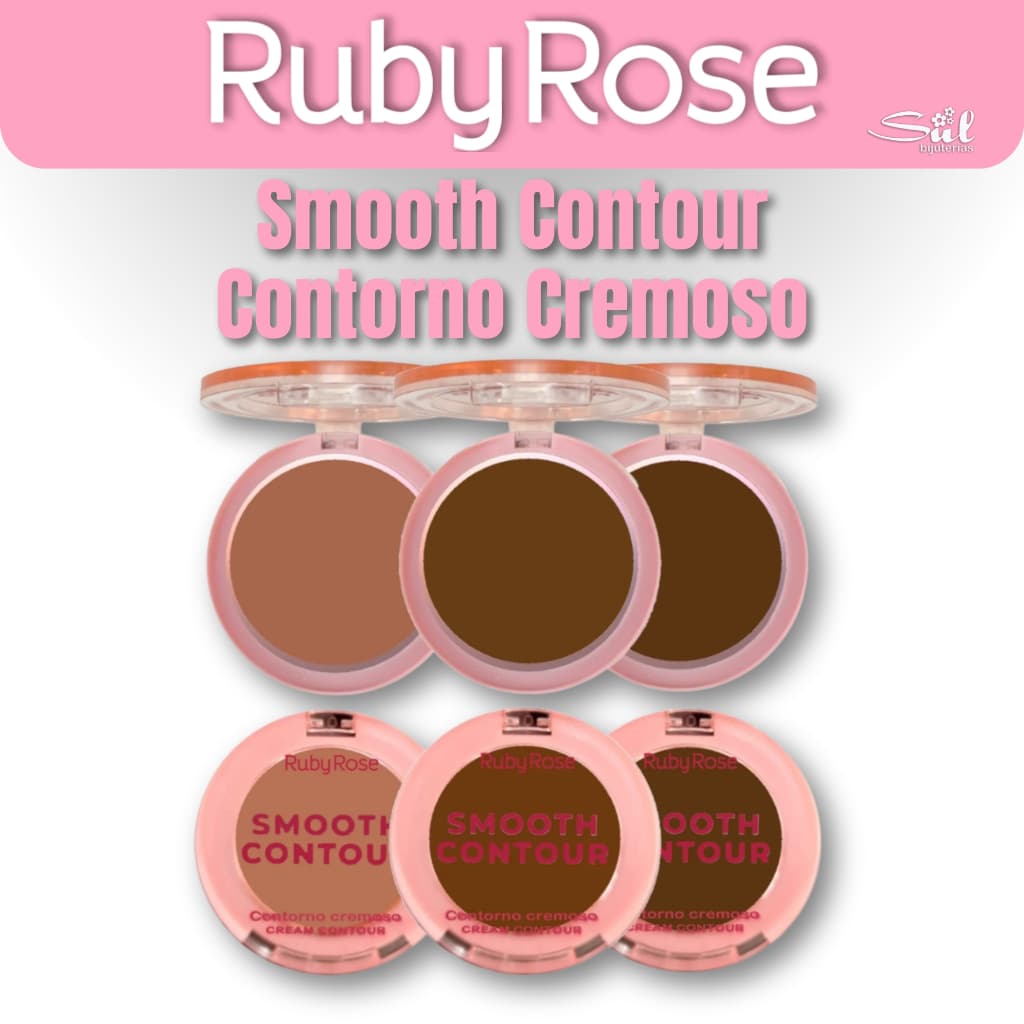 Contorno Cremoso Smooth Contour Ruby Rose Maquiagem Rosto