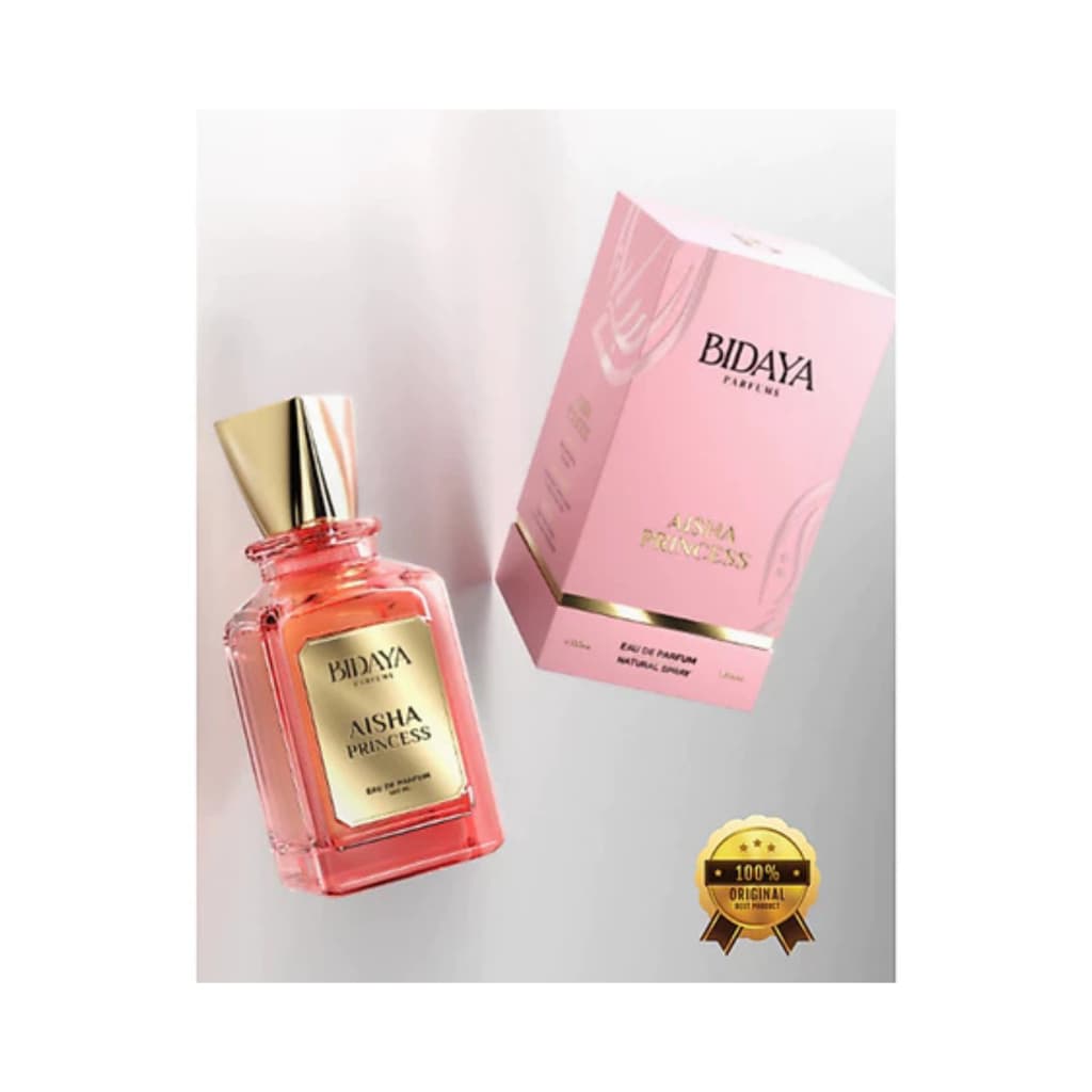 Perfume Bidaya Aisha Princess 100ml Eau de Parfum Original Lacrado Feminino Alta Fixação Envio Imediato