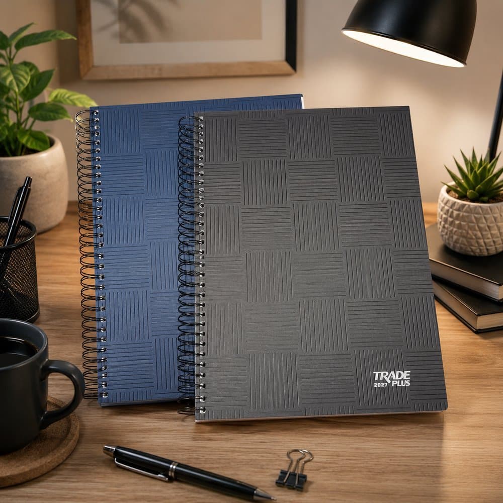Caderno 2027 Anual 196 Folhas Espiral Grande 200x275mm Planejamento Organização