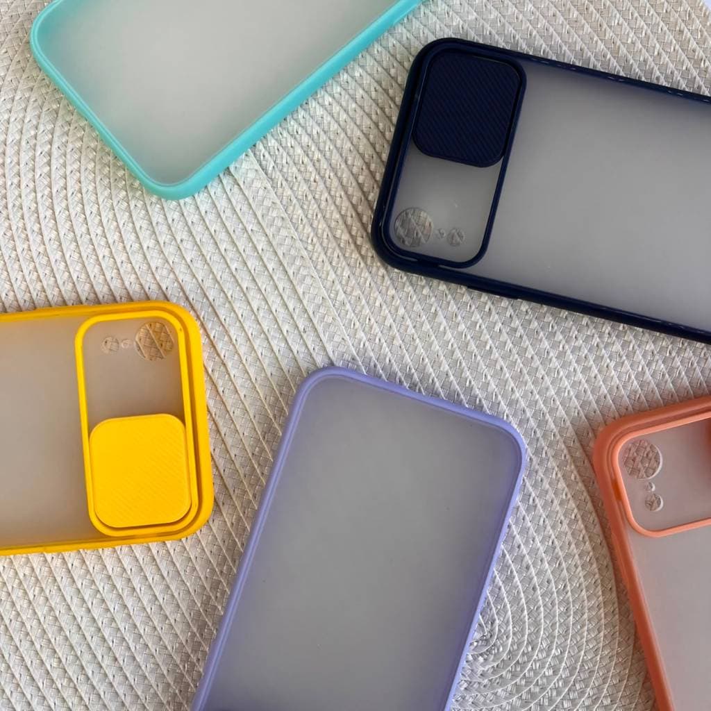 Capinha Case com Tampa de Câmera Fosca Para Iphone XR (CF02)