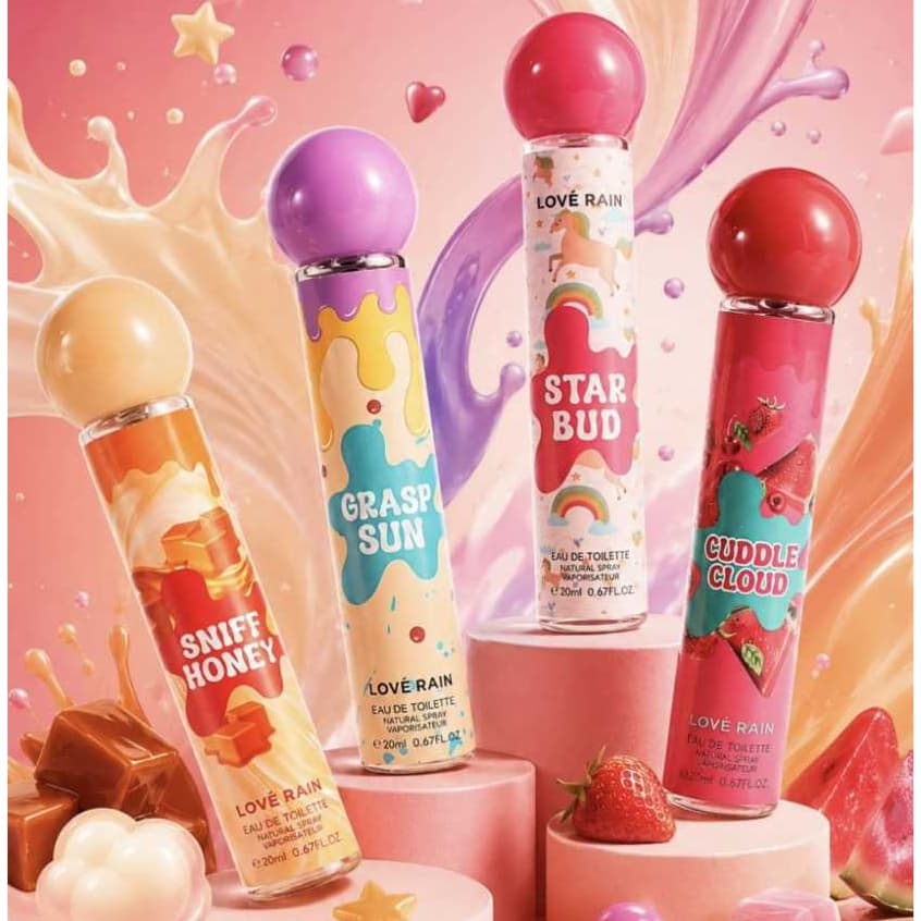 Perfumes Candy Pocket Lové Rain Perfume de Bolsa