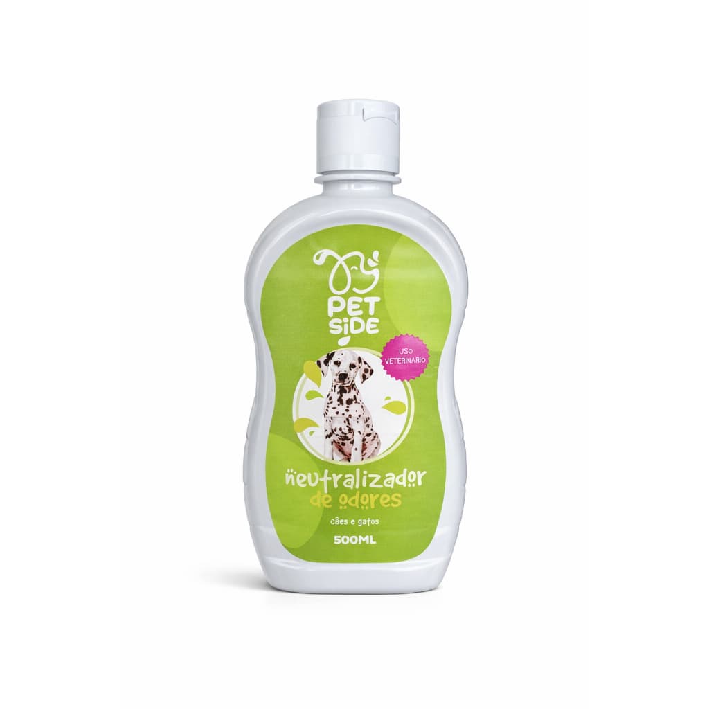Shampoo Neutralizador de Odores Pet Cães e Gatos com Mau Cheiro 500ml Petside