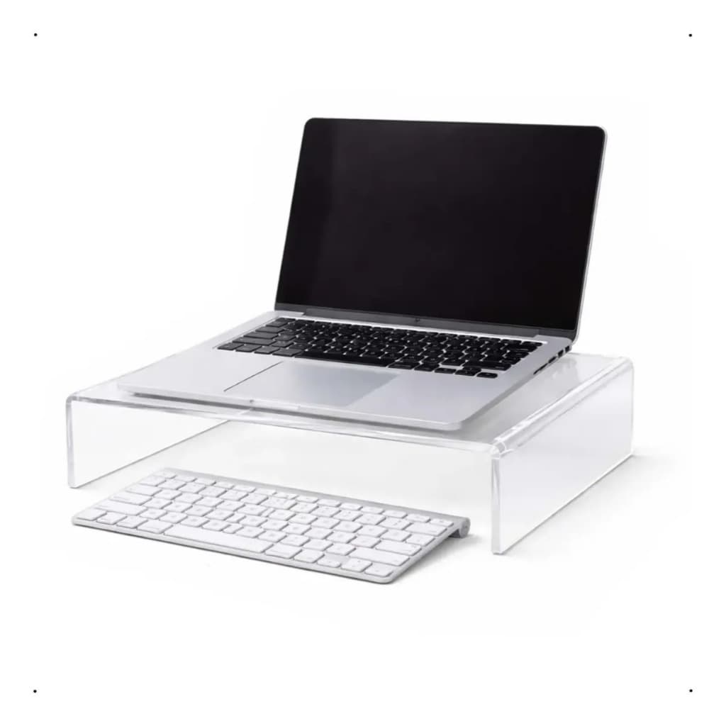 Suporte De Mesa Para Notebook Em Acrílico Cristal Top Table