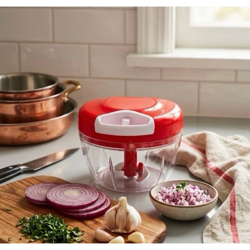 Clink Processador De Alimentos Manual 3 Lâminas 500ml Triturador De Alho Cebola Legumes Para Cozinha