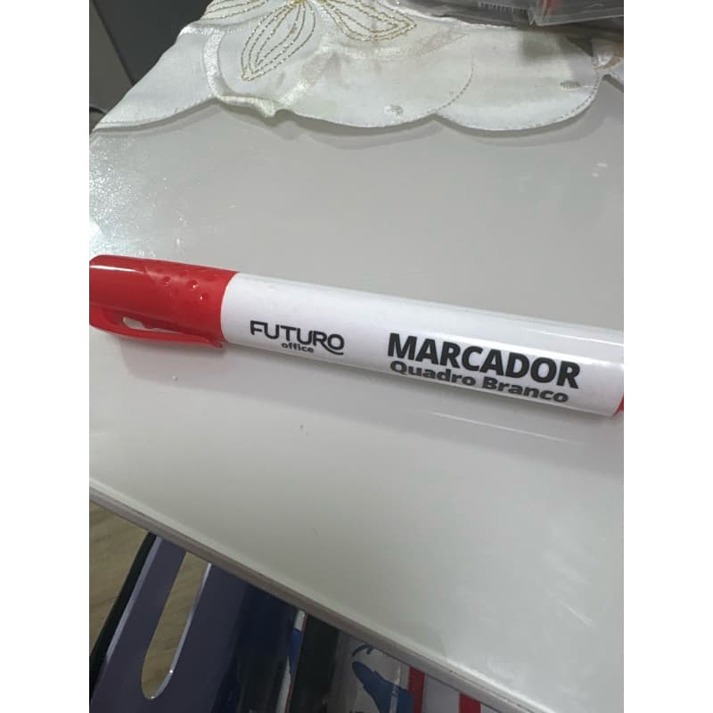 KIT COM 5 PINCEL PARA QUADRO BRANCO VERMELHO FO272217 FUTURO