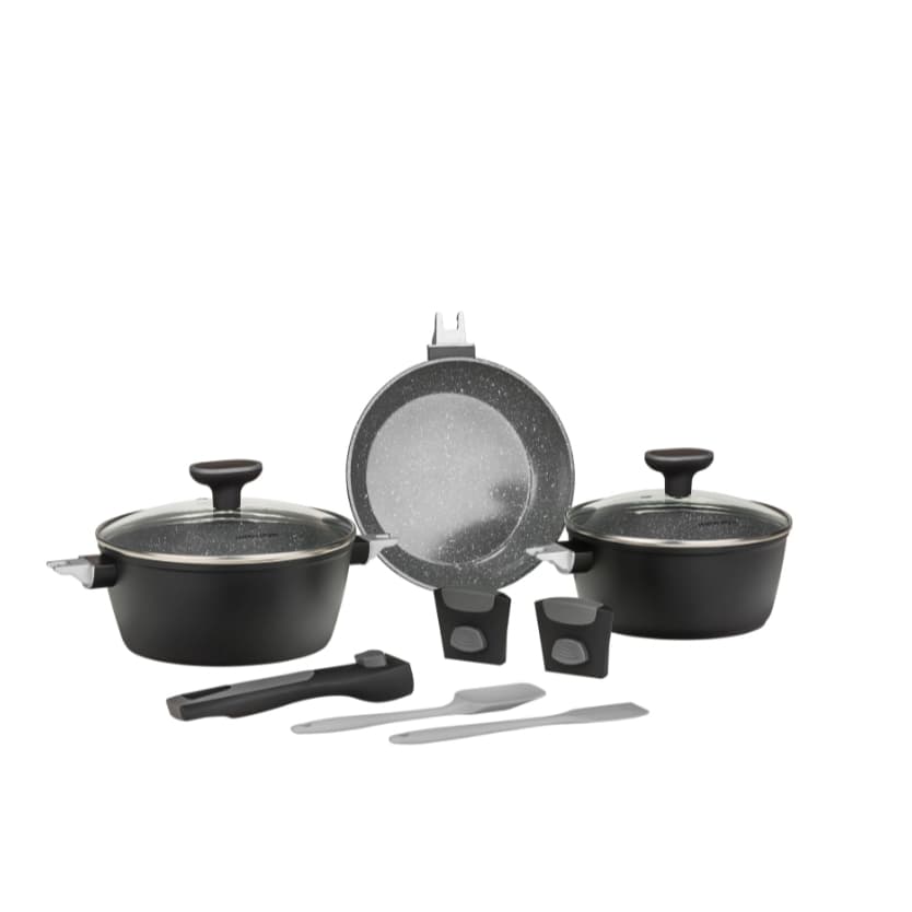 Conjunto de Panelas Versat Cook 5 Peças Preto