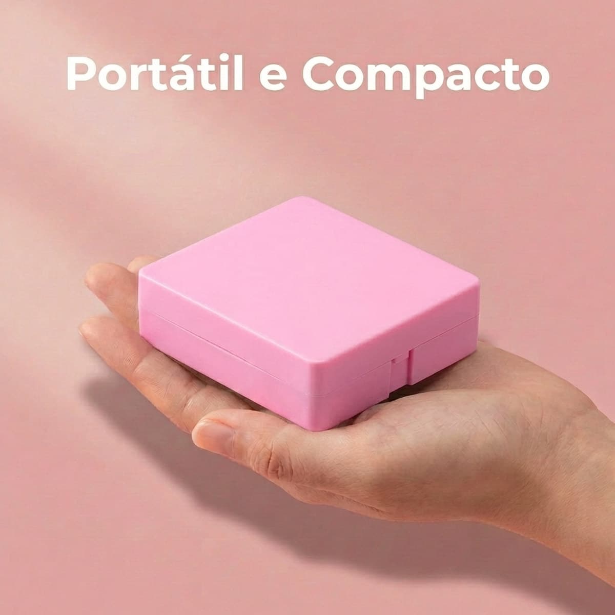 Kit Pincel de Maquiagem com Espelho Claro para Beleza e Praticidade no Dia a Dia Compacto e Fácil de