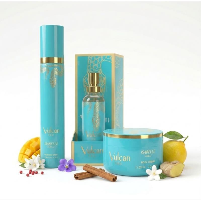 Vulcan Feu Le parfum 15ml Inspiração Isabelle la Belle Unisex Fresco Especiado