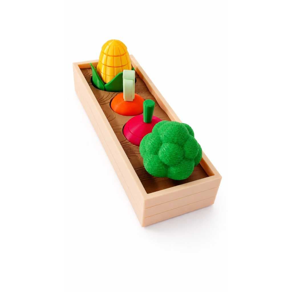 🌱 Horta Sensorial Infantil Educativa | Kit Pedagógico em Impressão 3D