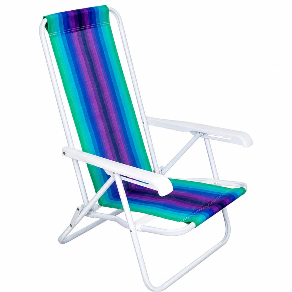 Cadeira De Praia Reclinavel MOR 4 Posições Ajustável
