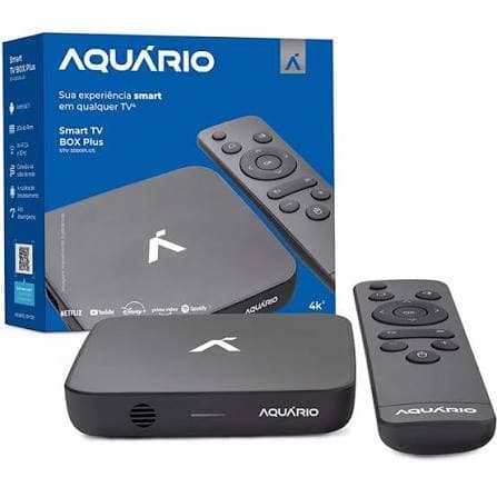 Smart TV Box Aquário STV-3000Plus 4K 16GB Android 11 Wi-Fi