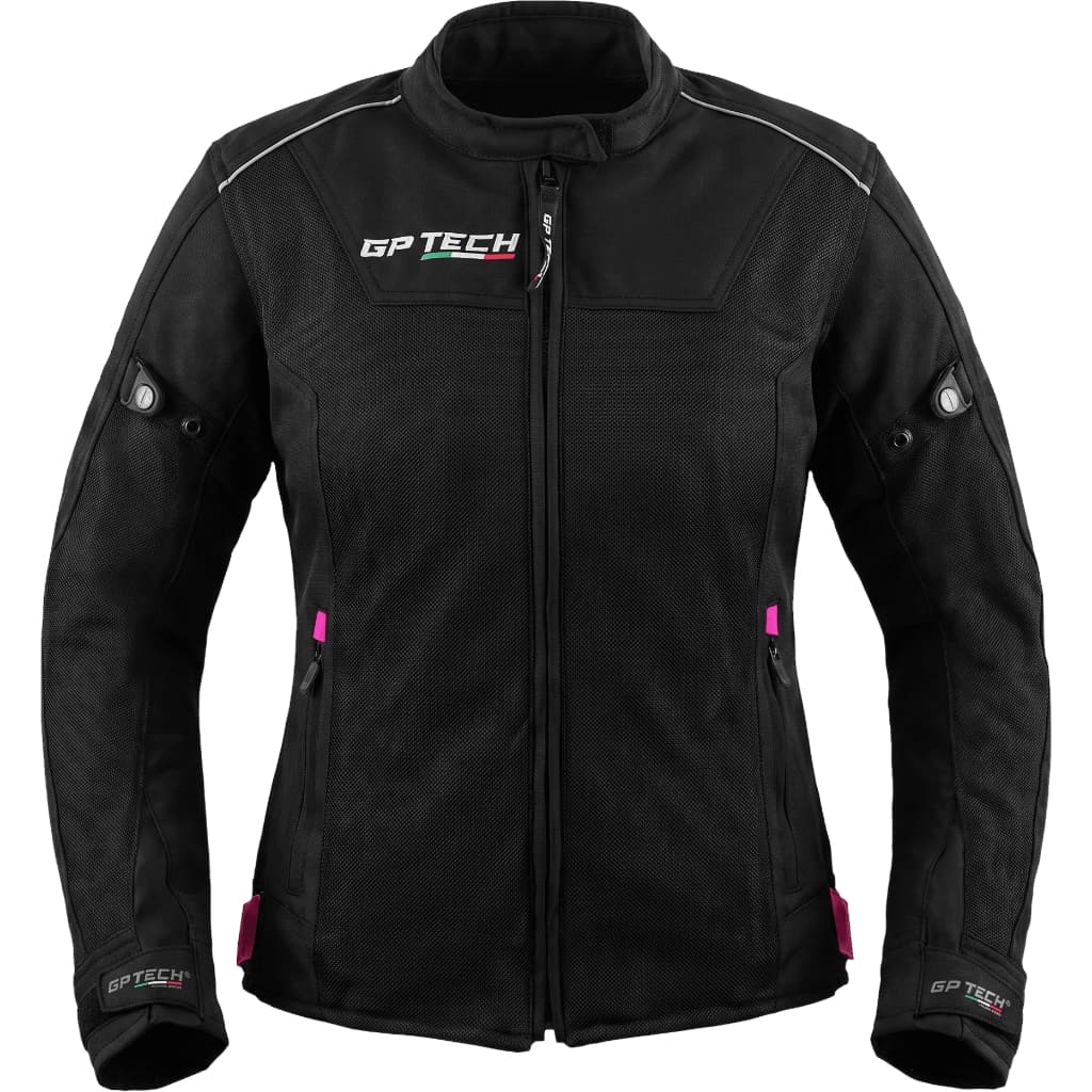 Jaqueta Feminina Moto Motociclista Vent 2 Com Proteções Ventilada