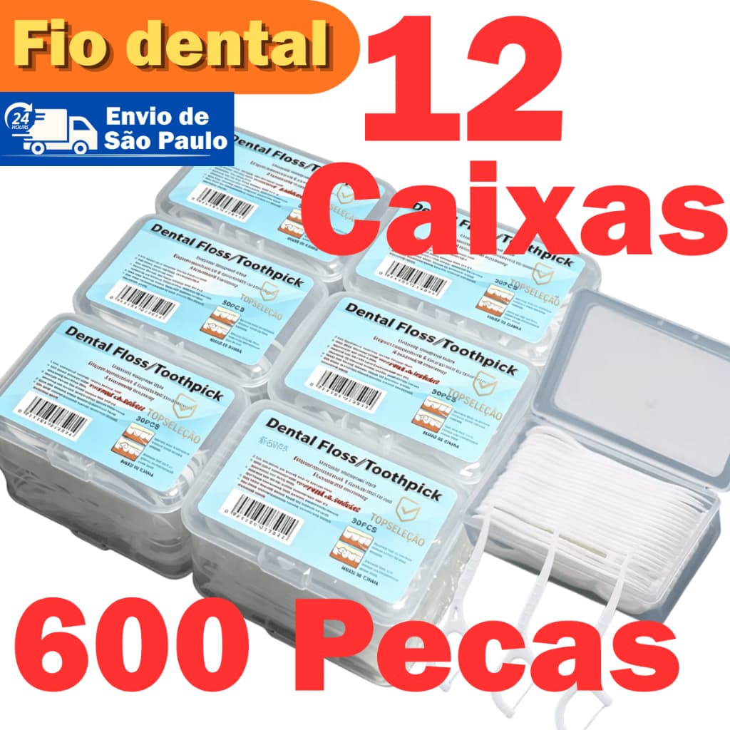 kit 200，400，600 Fio Dental Infantil em Formato de Arco Ultra Fino para uma Limpeza Eficaz