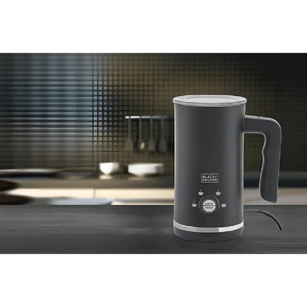 Espumador De Leite 4 Funções Gourmand Gris EL500 Black + Decker 220v