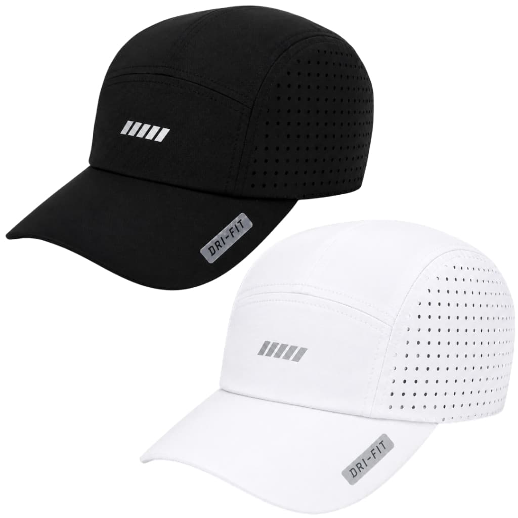 Kit 2 Bonés Tactel Unissex Várias Cores Leve Respirável Esportivo para Corrida Academia Caminhada e Dia a Dia