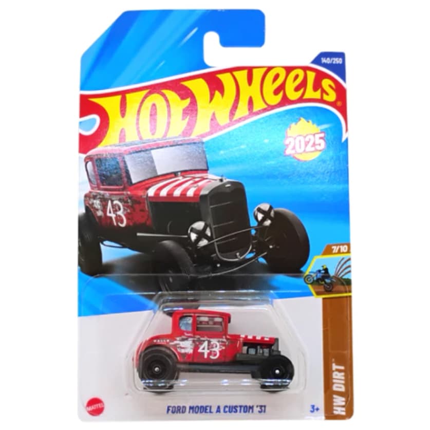 Carrinho Hot Wheels Ford Model A Custom '31 vermelho