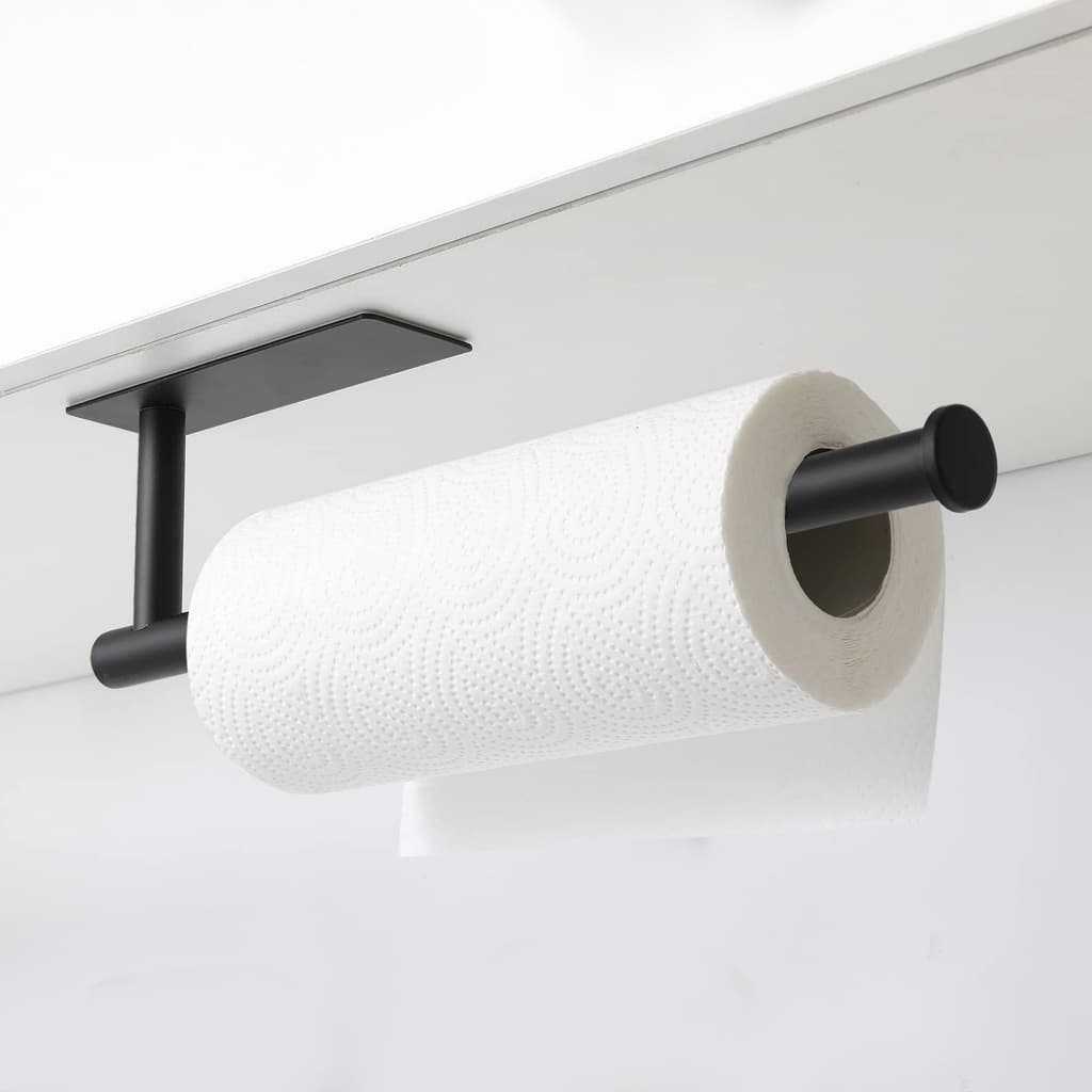 suporte papel toalha,Suporte de Rolo em Aço Inoxidável para Papel Toalha, Filme Plástico e Papel Alumínio Cozinha