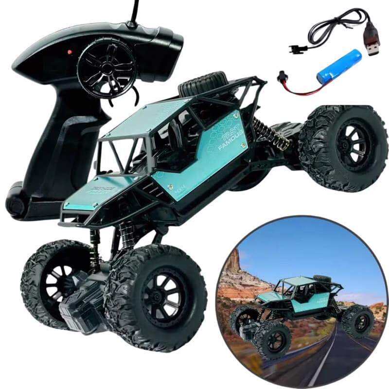 Brinquedo Menino Carrinho Controle Remoto Recarregavel Brinquedos de menino Carro Grande 4x4