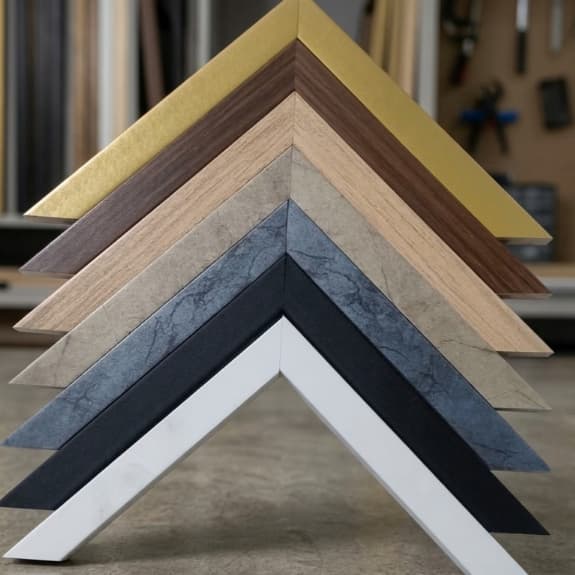 Moldura Quadro para Quebra-Cabeça 48x35cm com Fundo e Acrílico - Linha Deluxe