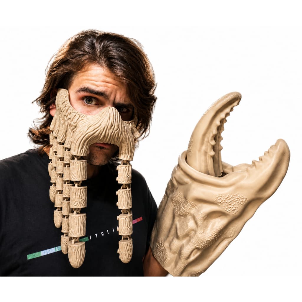 Cosplay Davy Jones 3D – Máscara + Pata - Cosplay, Fantasia e Decoração – Impressão 3D Detalhada Geek