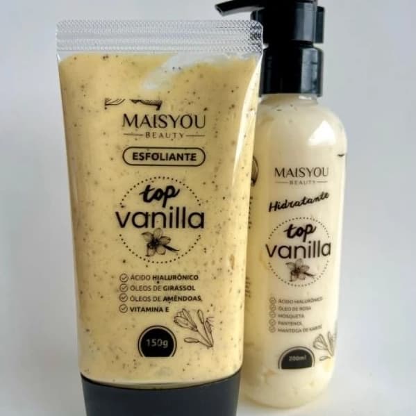 Hidratante e esfoliante fragrância Vanilla e Melancia Maisyou
