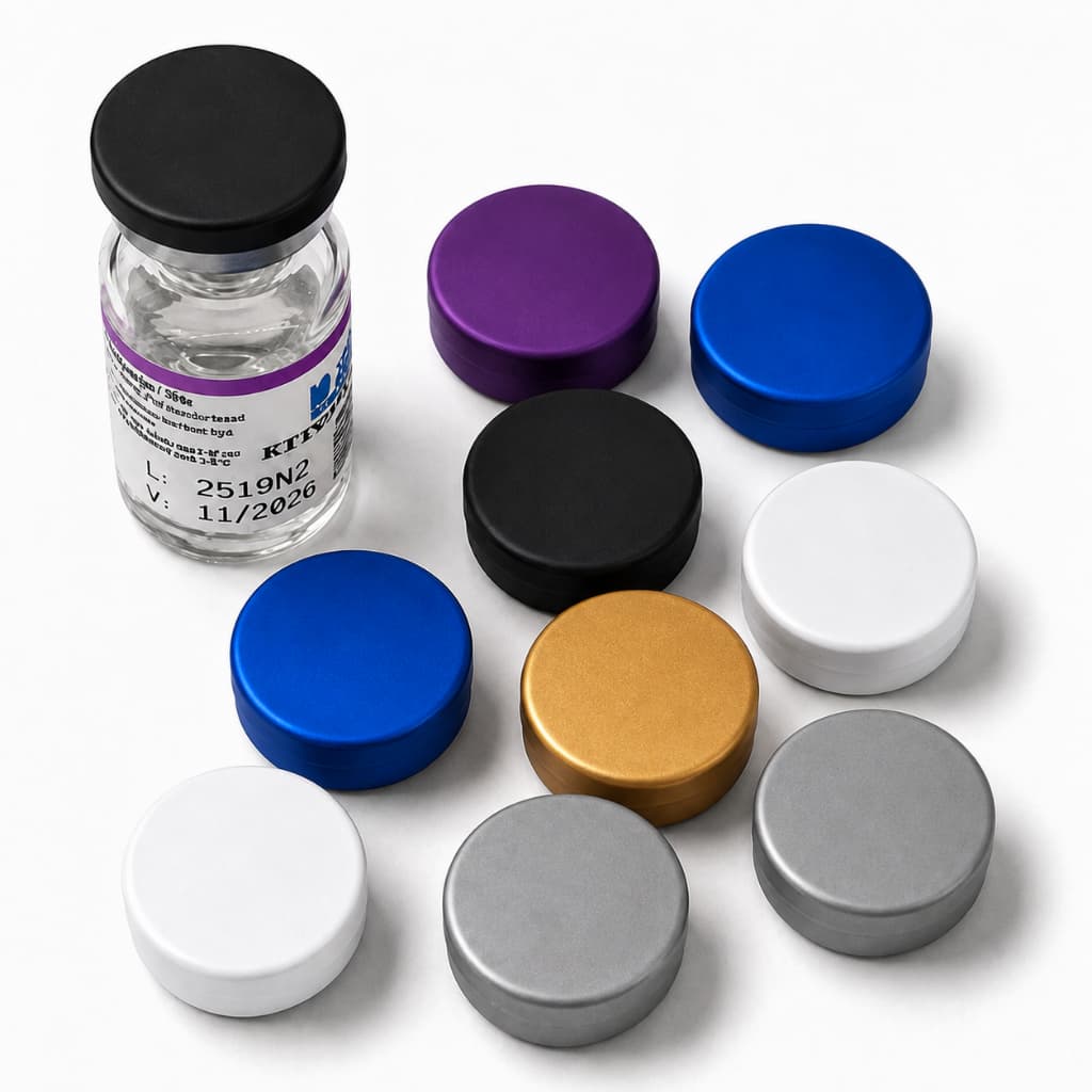 Tampas para Ampolas 3ml, 5ml e 10ml – Kit com 10 a 100 Unidades