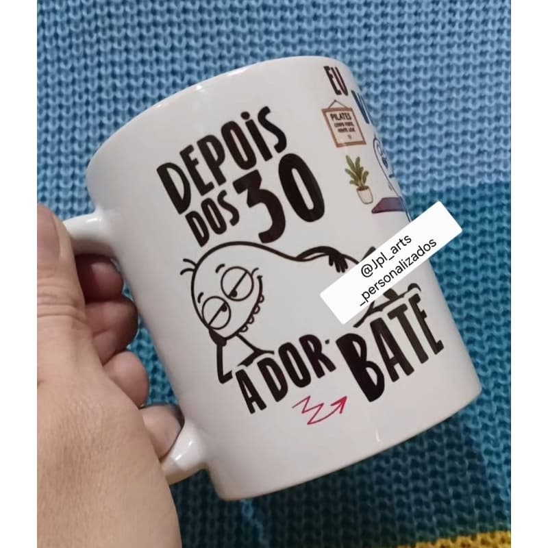CANECA PORCELANA 30+